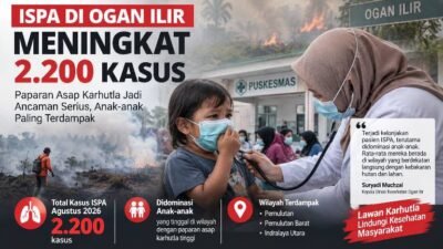 Lonjakan ISPA di Ogan Ilir Capai 2.200 Kasus, Anak-anak Paling Terdampak