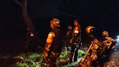 Patroli Dini Hari, Babinsa Kodim Palembang Pastikan Karya Jaya Aman Karhutla