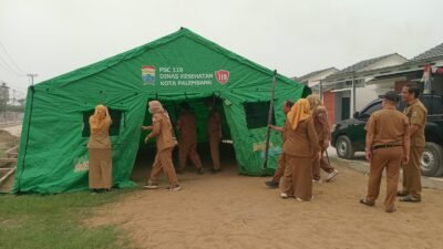 Dinkes Palembang Siagakan Layanan Kesehatan 24 Jam Antisipasi Dampak Kabut Asap Karhutla
