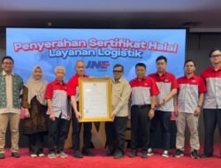 JNE Raih Sertifikasi Halal BPJPH, Perkuat Standar Layanan Logistik