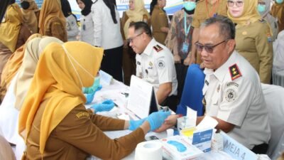 Rutan Palembang Gelar Cek Kesehatan Gratis, Pegawai dan Warga Binaan Jalani Pemeriksaan Selama Enam Hari