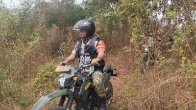 Cegah Karhutla, Satgas Kodim 0418/Palembang Sisir Sukarami dan Alang-Alang Lebar