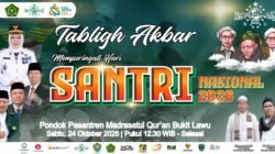 Tabligh Akbar Hari Santri 2026 ; Santri Menguatkan Negeri Menuju Indonesia Emas