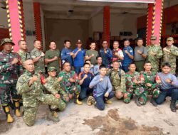 Pangdam II/Sriwijaya Cek Kesiapan Personel Satgas Karhutla Koramil 418-04/Kertapati Beserta Peralatan