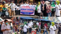 Cegah ISPA di Tengah Kabut Asap, APPSI Sumsel Bagikan 150 Kotak Masker di Pasar 16 Ilir