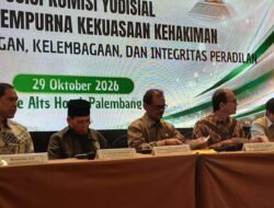 KY Dorong Penguatan Kewenangan Pengawasan Hakim dalam Diskusi Publik di Palembang